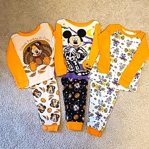 Mickey Thanksgiving & Halloween Jammies